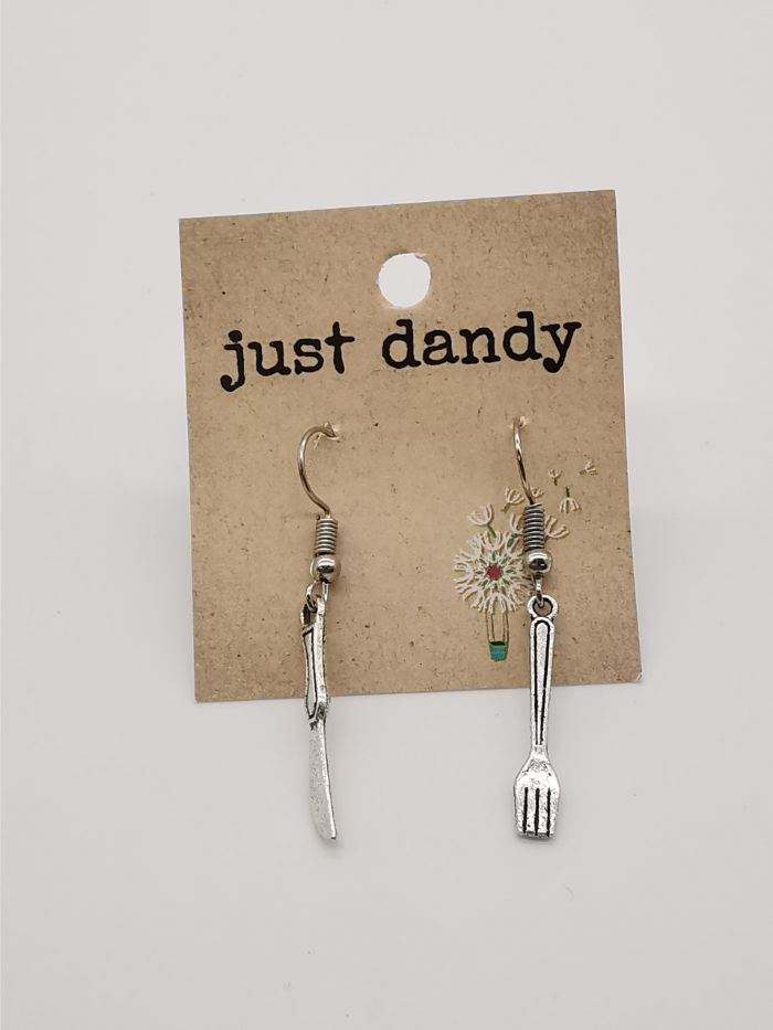 Knife and Fork Earrings justdandy