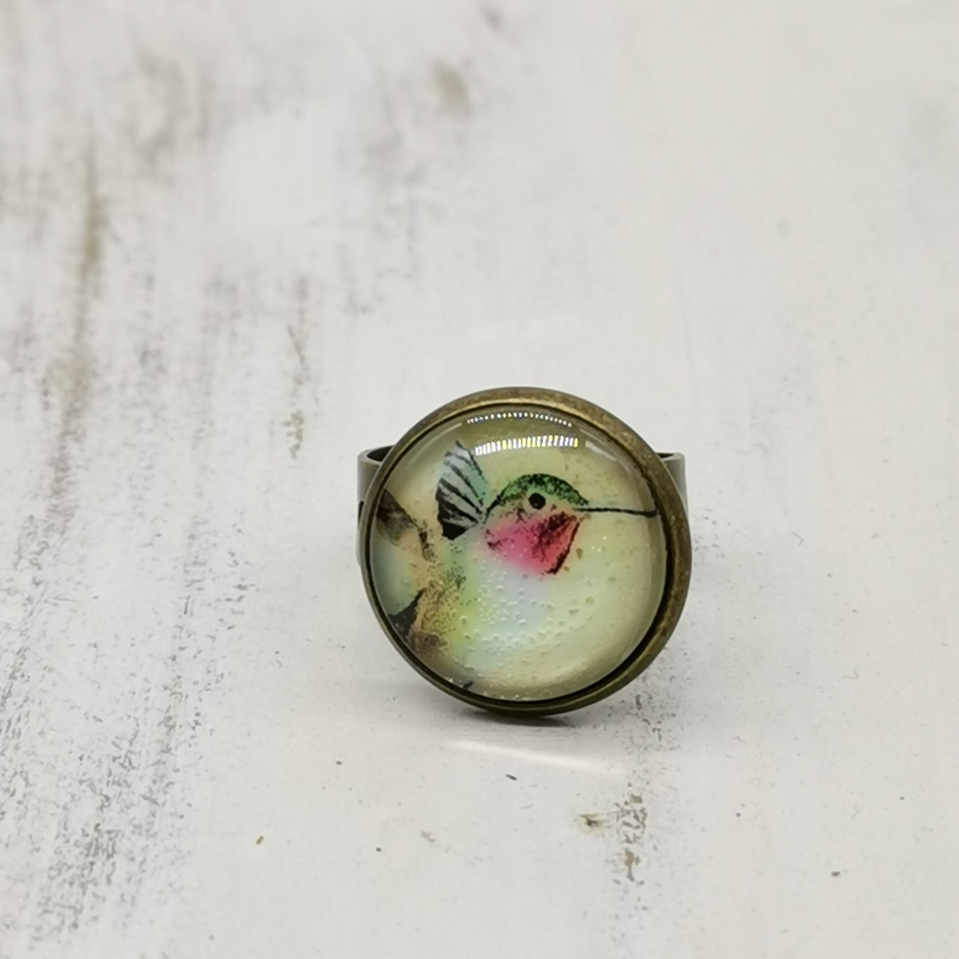 Glass Dome Ring justdandy