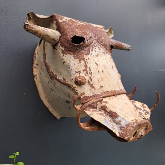 Warthog Upcycled Metal Head Medium - Image 4